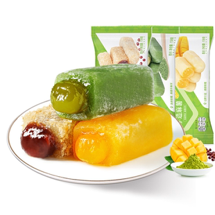 【良品铺子手造麻薯150g】抹茶味红豆味芒果味爆浆麻薯糯米糍糕点