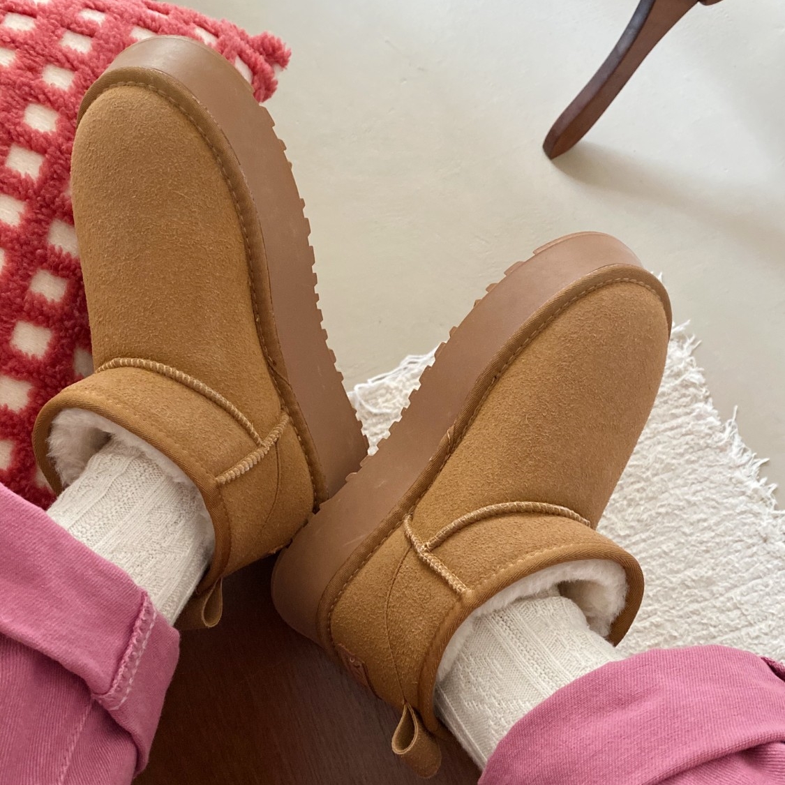 回力厚底雪地靴女冬季加绒加厚