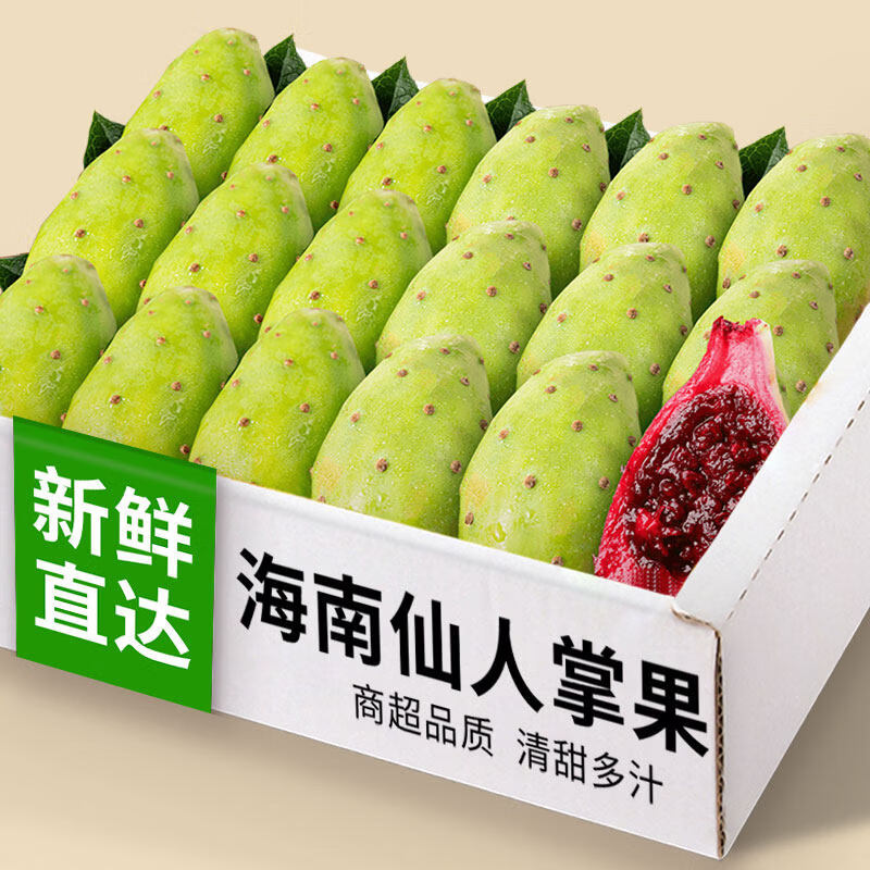 海南仙人掌果实新鲜红心仙桃可食用果实仙人掌果稀奇古怪热带水果