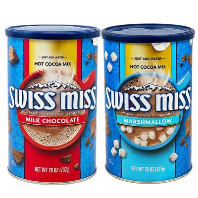 美国进口swiss miss瑞士小姐热可可粉牛奶巧克力粉速溶冲饮737g