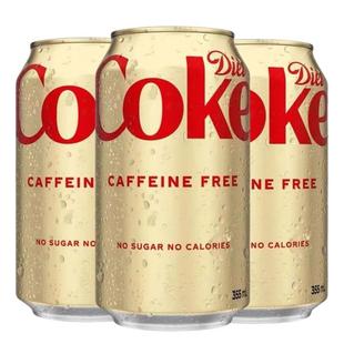 北美进口健怡无咖啡因/零糖Coke-Cola Diet可口可乐355mL/12罐