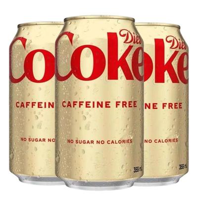 北美进口健怡无咖啡因/零糖Coke-Cola Diet可口可乐355mL/12罐