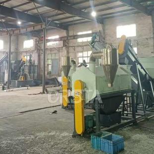 废旧电脑键盘外框塑料破碎清洗机,ABSPP键盘壳垃圾处置机