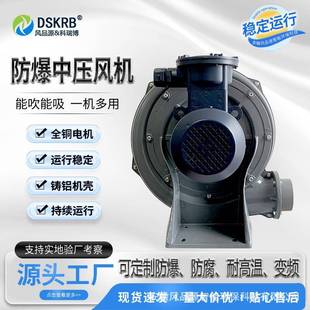 防爆中压风机FT 7.55.5KW防爆鼓风机隔爆型中压风机化粪池曝气