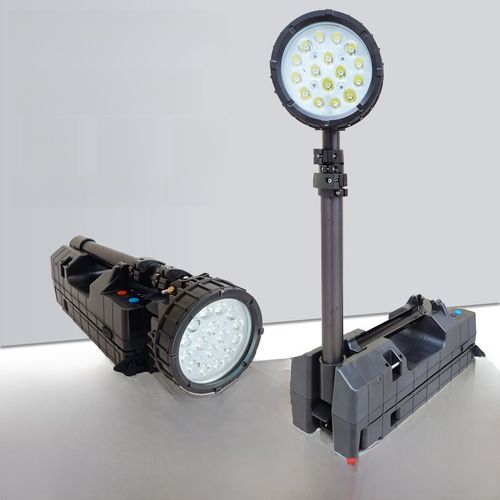 FW6117轻便防爆移动工作灯红蓝信号应急检修升降手提式探照灯50瓦