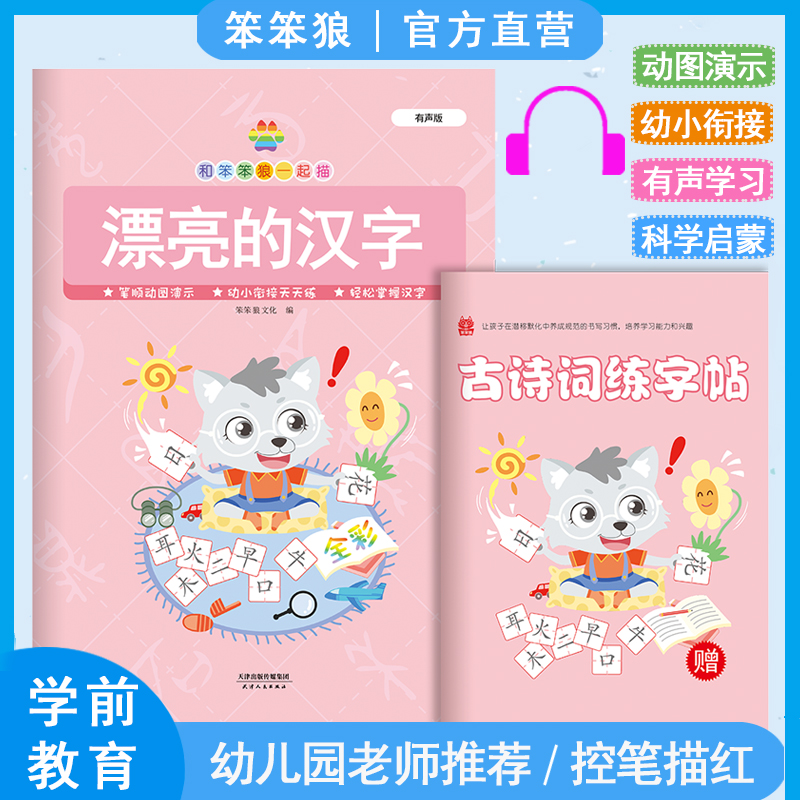 漂亮的汉字识字练字幼小衔接