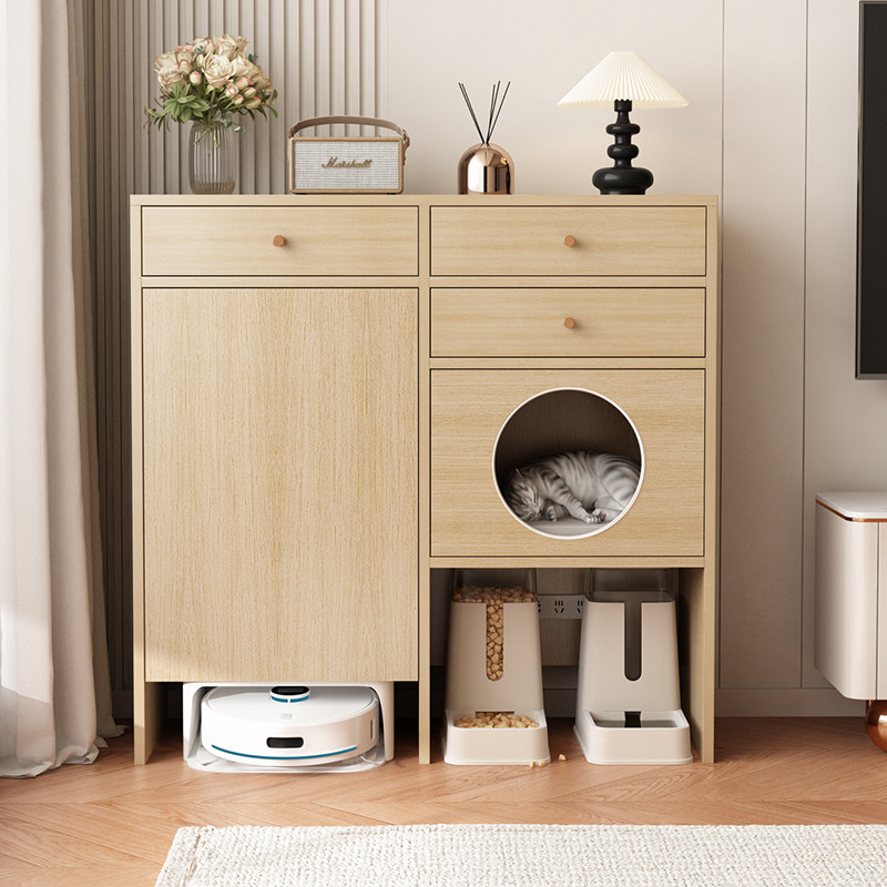 扫地机器人置物柜小户型餐边柜实木储物收纳柜猫咪猫窝可定制边柜,宠物/宠物食品及用品,猫笼子/猫别墅,淘宝优惠券,粉丝福利购,淘宝优惠卷