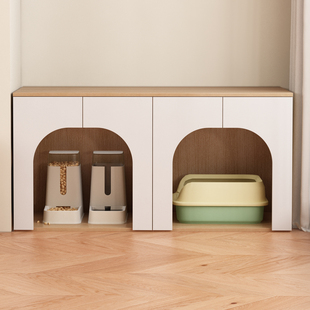 猫柜猫别墅定制阳台柜室内大空间猫窝猫爬架一体式猫舍分区猫笼子