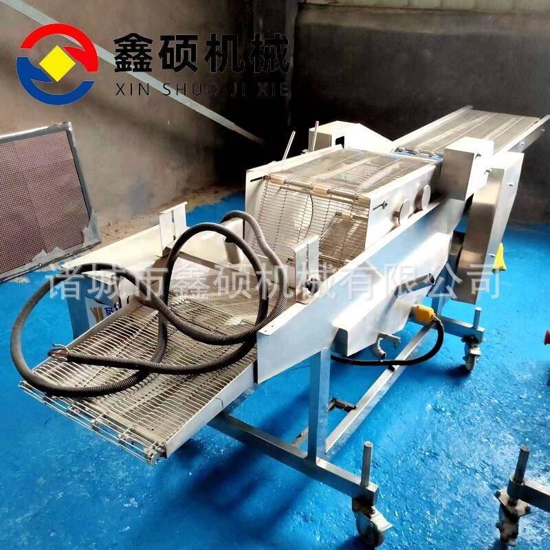 大虾上浆机虾仁蝴蝶虾上浆裹糠设备藕条锅巴土豆裹浆机厂家
