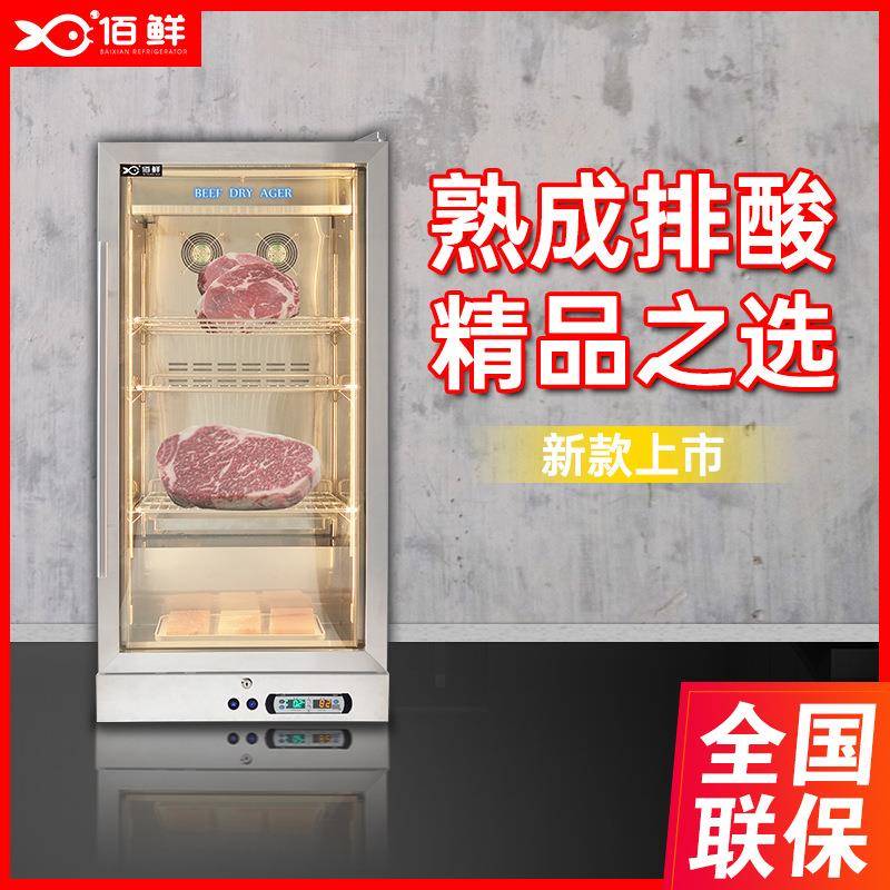 厂家定制小型干湿式牛肉牛排商用熟成柜排酸柜冷藏保鲜展示柜