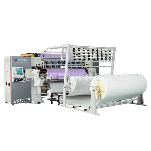 厂家供应恒昌全自动多针床垫边料绗缝机长期销售绗棉机