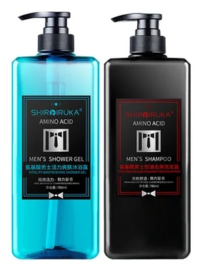 洗发水留香清爽780ml香水沐浴乳男士去屑白海豚沐浴露氨基酸控油