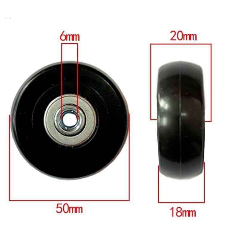 旅行箱替换轮拉杆箱万向轮轮子替换静音轮行李箱静音耐磨万向轮单