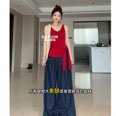 JIAHUI 两件套 穿搭设计感韩系绝美夏休闲裤 STUDIO 网红洋气女装