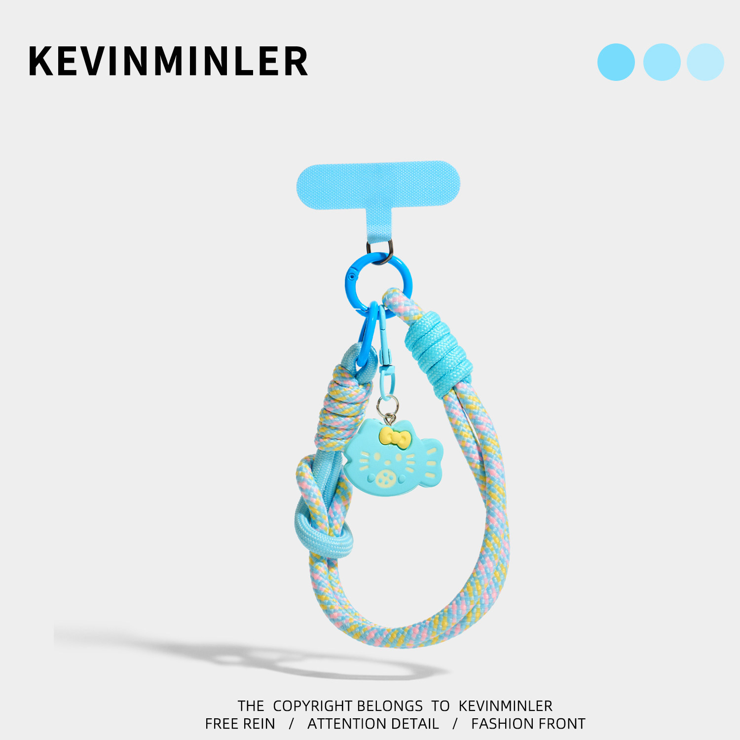 KEVINMINLER原创软糖猫手机挂绳腕带包挂件挂饰钥匙扣生日礼物
