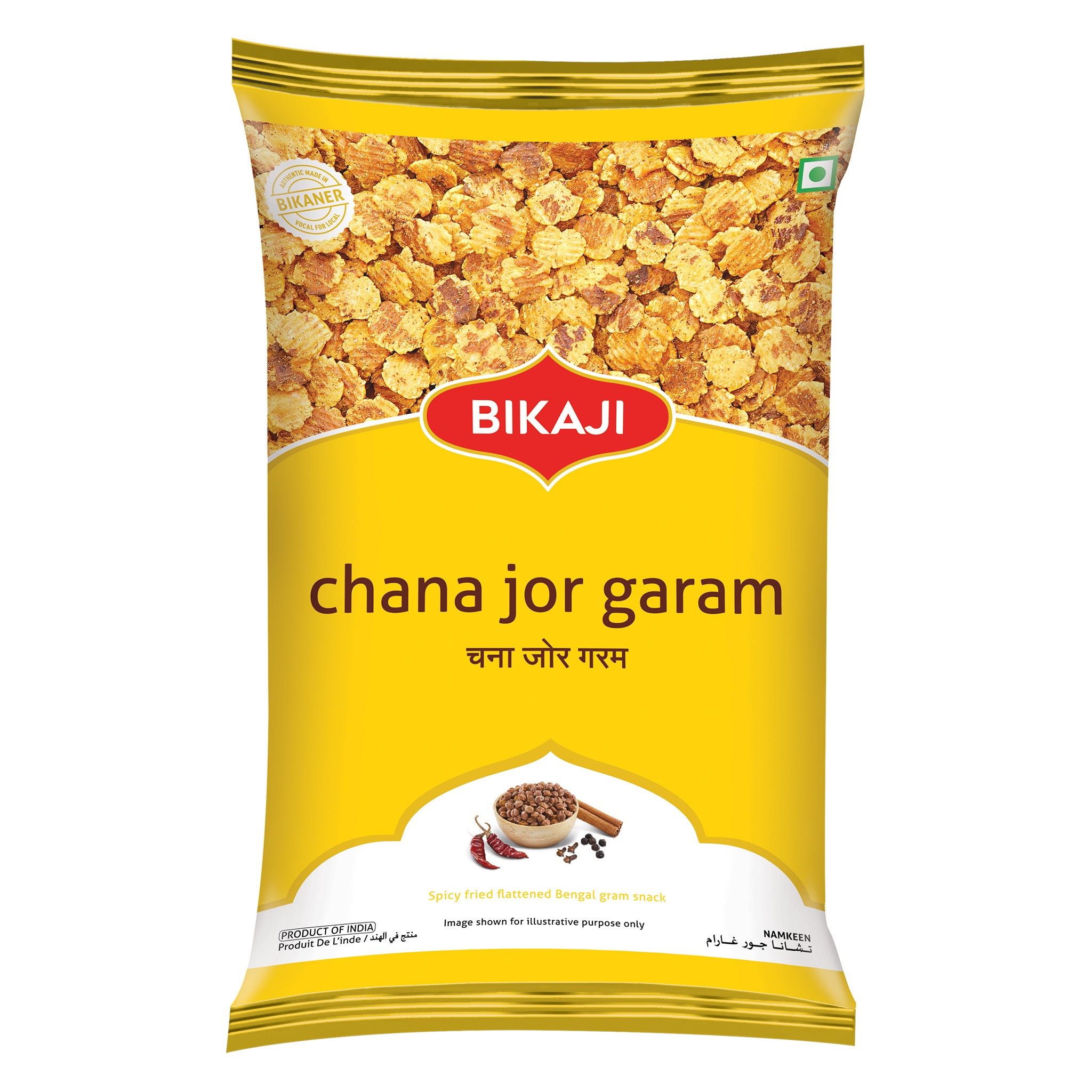 印度零食ChanaJorGaram小脆片