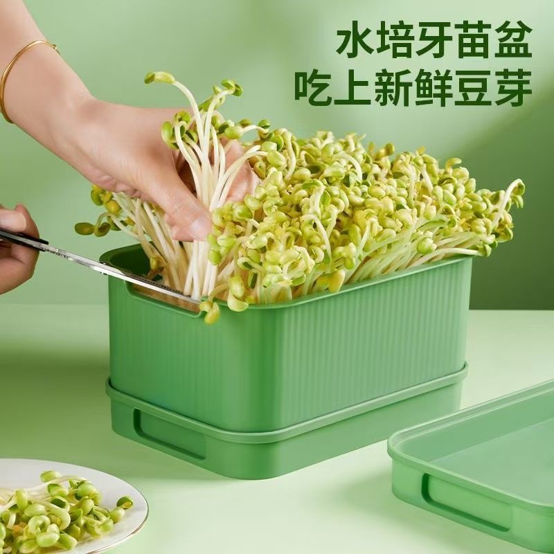 全新款家用快速发豆芽神器大容量豆芽菜种植箱自动豆芽机特价清仓