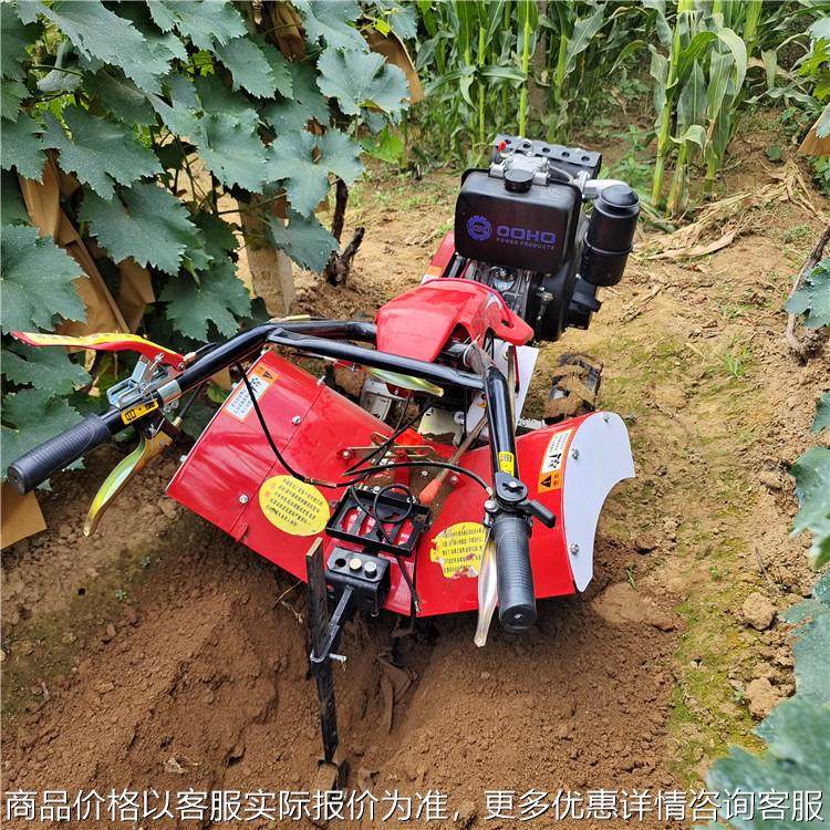 家用小型农用种地松土除草手扶式旋耕机 水旱两用自走式微耕机
