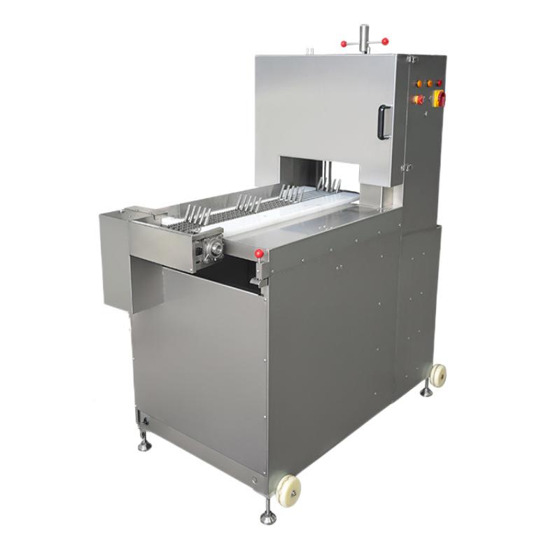 冻鸡鸭切块机琵琶鸡腿切块机整只鸡开条切块乌鸡白条鸡冻切