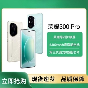 Pro第三代骁龙8 300 5G智能手机AI旅拍神器超薄曲面屏 荣耀 honor