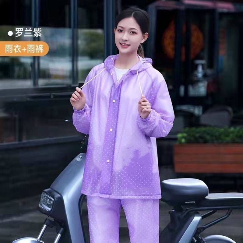 雨衣雨裤套装电动车女男款电瓶摩托车全身防暴雨骑行外卖骑手分体
