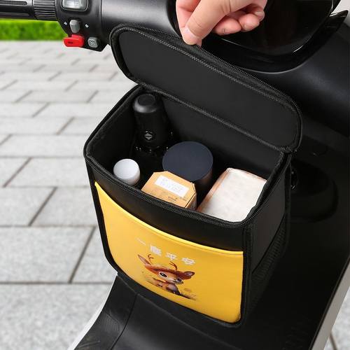 电动车立体升级皮革触屏防晒防水加厚大容量电车三轮通用