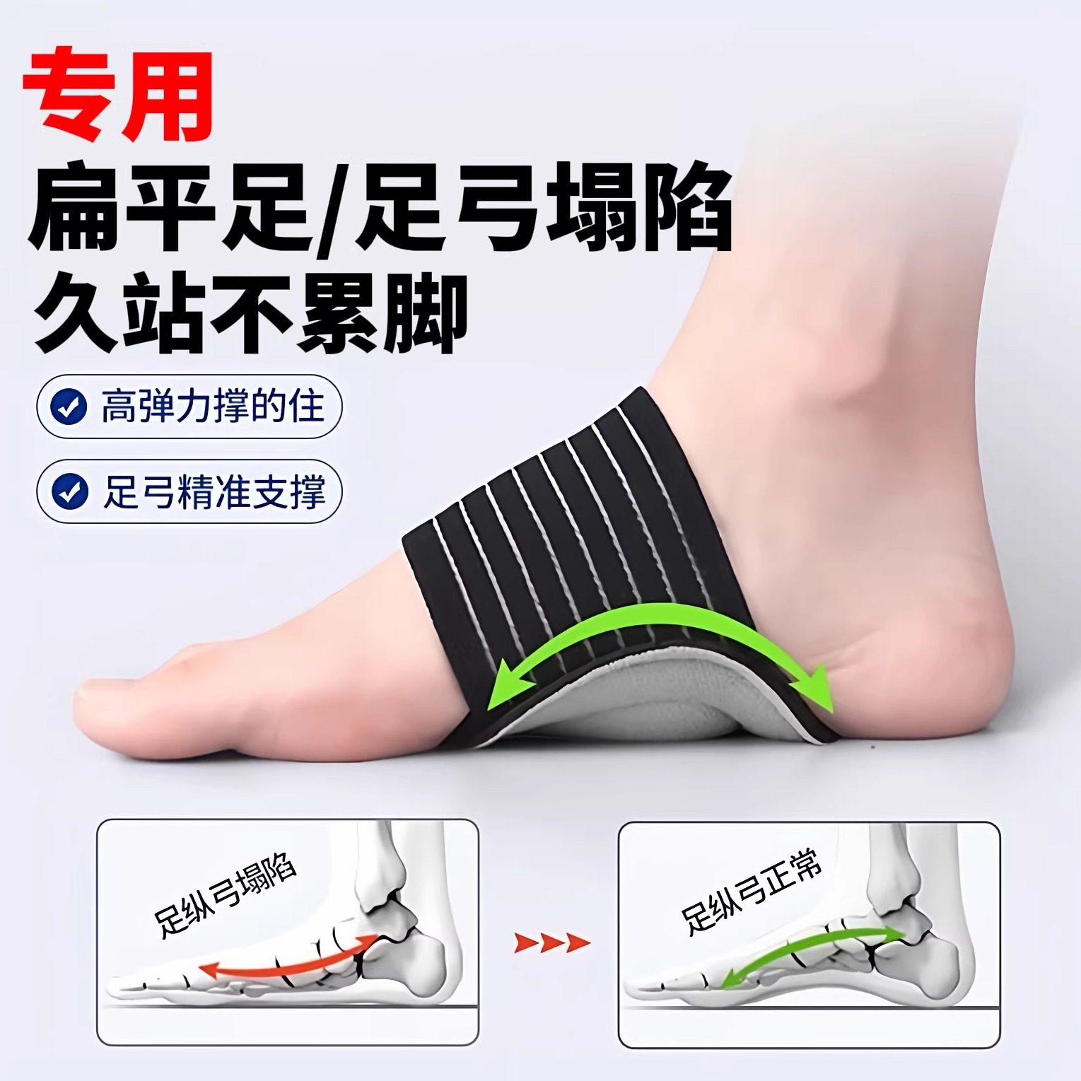 扁平足矫正鞋垫足弓支撑足弓垫足弓塌陷矫形器足外翻腿型矫正成人,服饰配件/皮带/帽子/围巾,鞋垫,淘宝优惠券,粉丝福利购,淘宝优惠卷