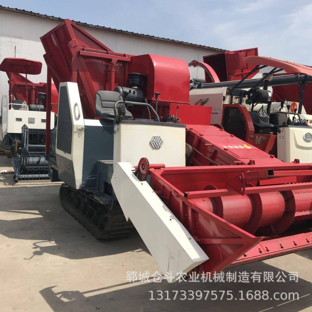 玉米秸秆收割机大型联合改装履带式高速转盘青储机秸秆青储机