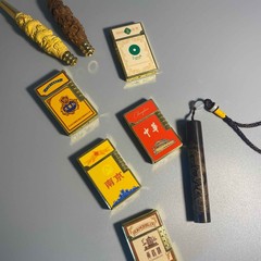 1916大重九云端利群新年货礼盒配件打火机个性创意侧滑轮充气打火