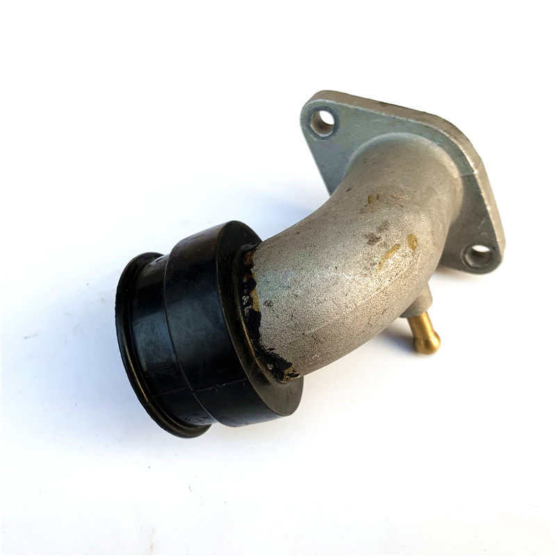 适用韵彩QS100T-B丽彩QS125T-2B睿彩T-4B化油器接口接头进气喉管