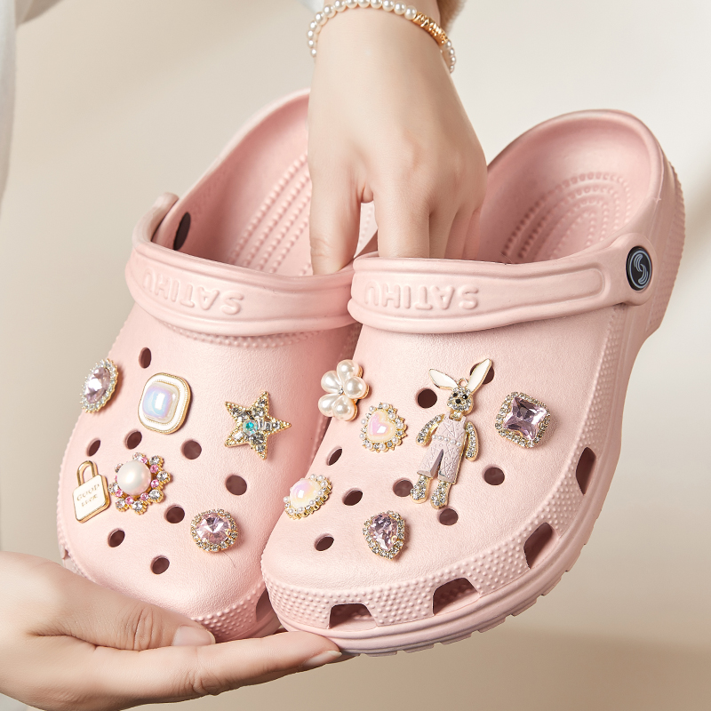 平底洞洞鞋2025新款防滑凉拖鞋