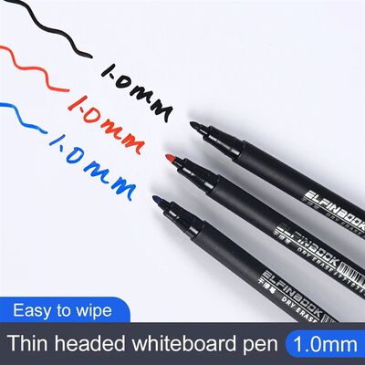 8 Colors 1.0mm Dry Erase Markers WhGiteboard Marker Pen Offi
