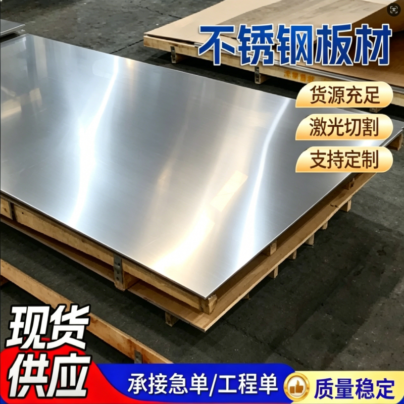 303 304 304L 316L 321 316Ti 630 631 17-4不锈钢板中厚板零切 - 实物图