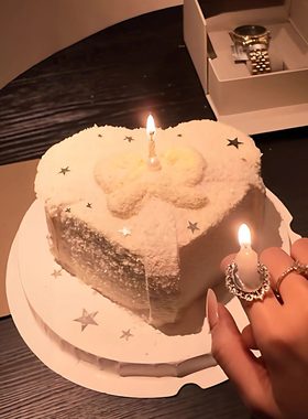 超出片的生日蜡烛戒指椭圆合金底托diy女生拍照道具情人节仪式感