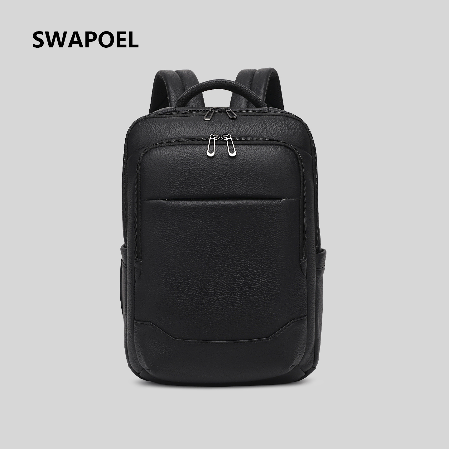 真皮男士双肩包2025新款大容量出差旅游轻便上班通勤商务电脑背包