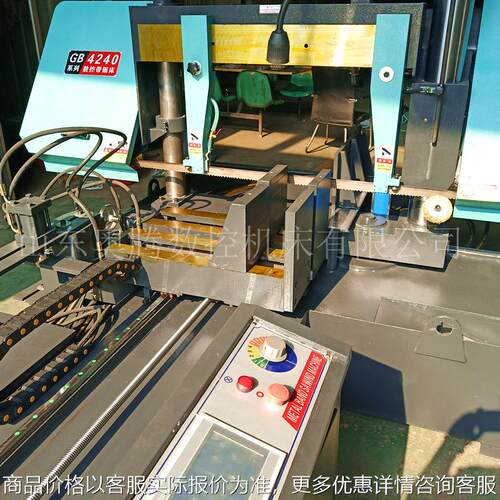 数控斜角带锯床4240 全自动角度切割锯床 0-60度任意切割