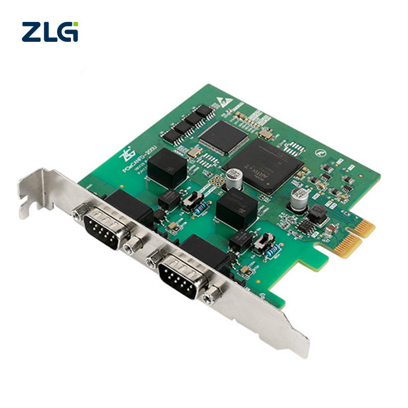 ZLG致远电子 高性能工业级2/4路PCIe接口CANFD接口卡兼容CAN