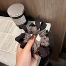 韩系爆款 小众编织蝴蝶结大肠发圈显发量丸子头发绳高级感马尾头绳