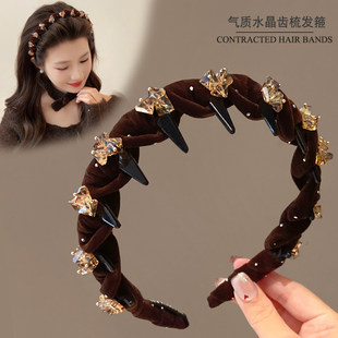 轻奢发箍女秋冬高颅顶2025新款高级感洋气时尚洗脸头箍压发卡头饰