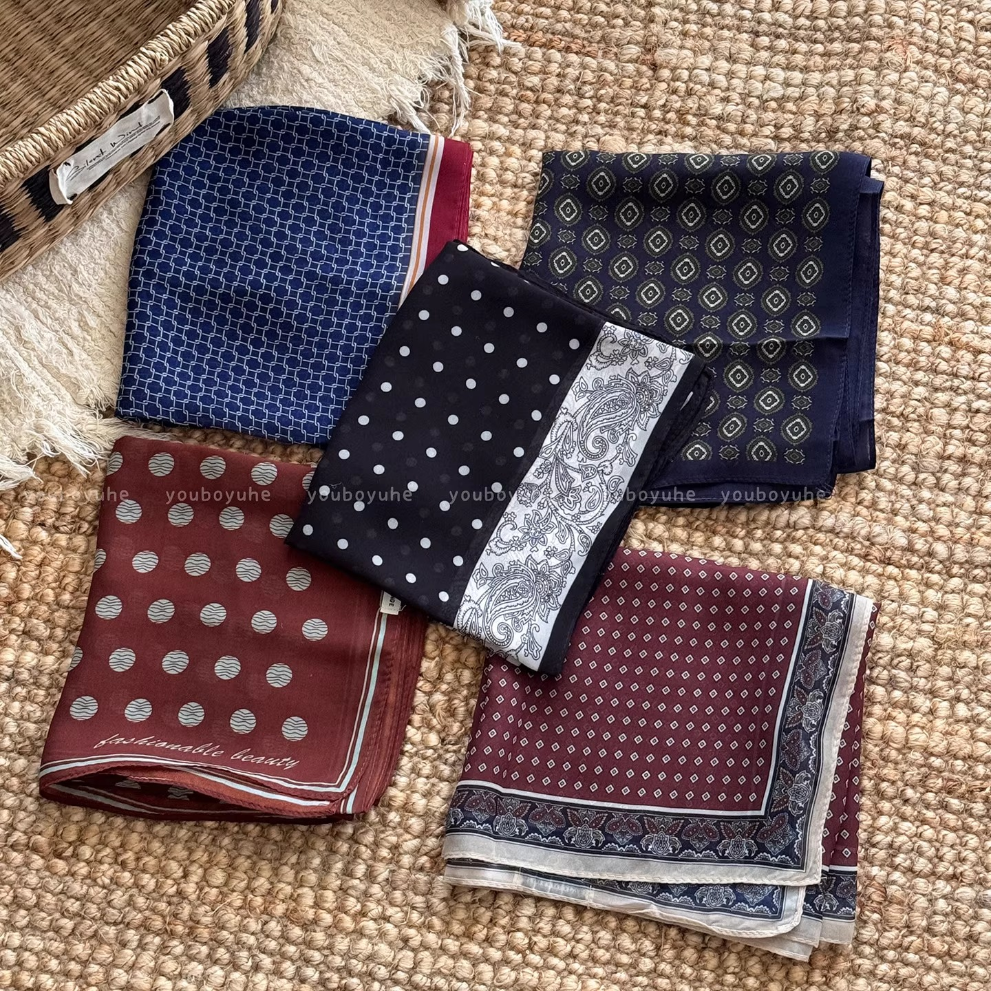 韩系棕色波点长条系脖丝巾女2025新款高级感围巾简约百搭飘带配饰,服饰配件/皮带/帽子/围巾,围巾/丝巾/披肩,淘宝优惠券,粉丝福利购,淘宝优惠卷