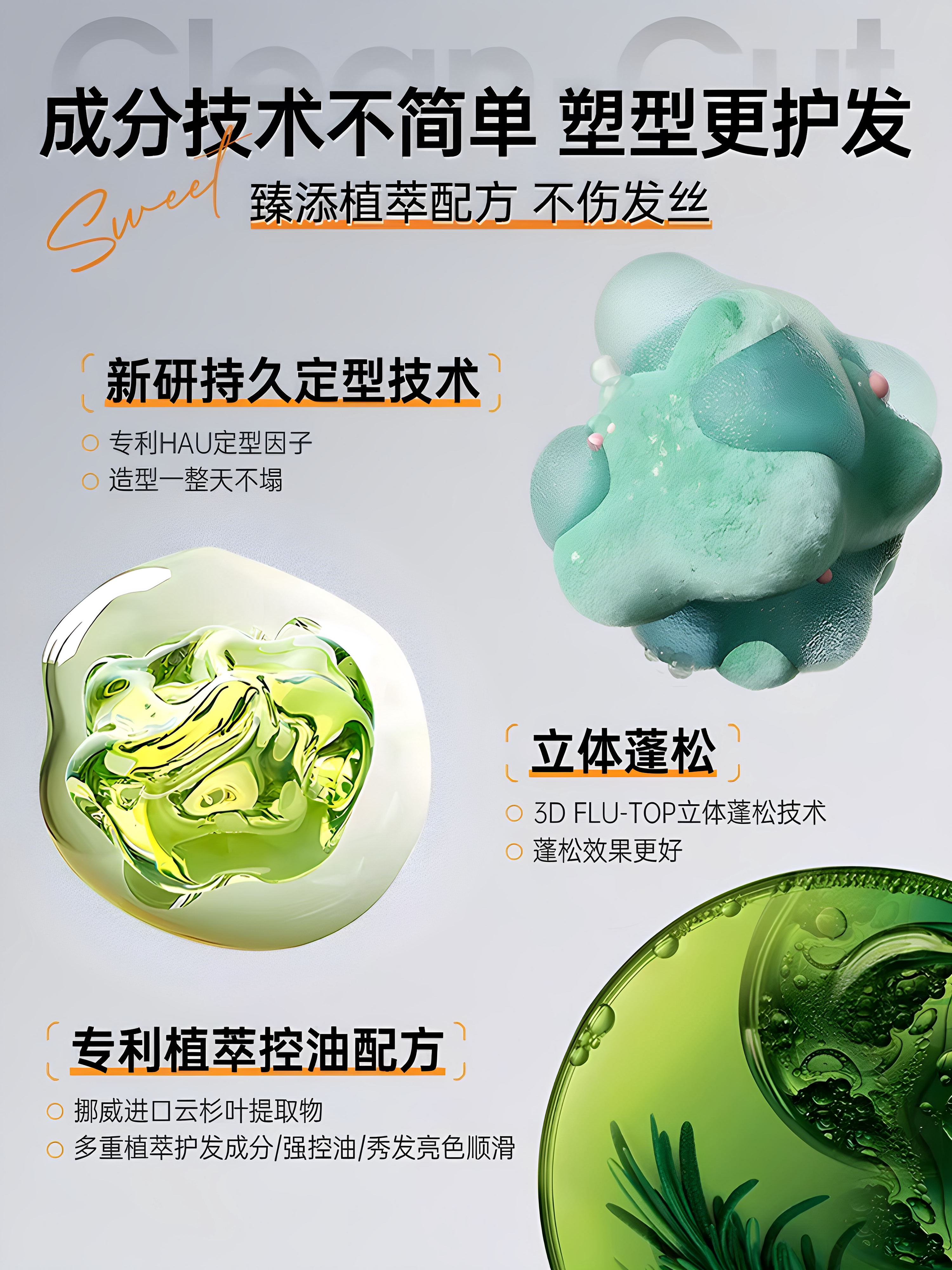 2-in-1 Men's Hair Volumizer and No-Wash Styling Primer - Product image 4