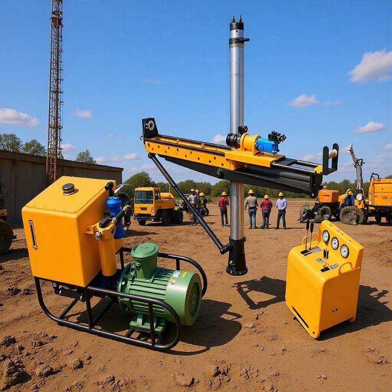 改装气动钻机 手持架柱式气动防突钻机改装方案 气动探水钻机厂家