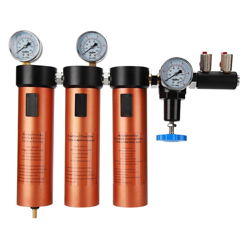 专业型三节油水分离器 过滤精度达0.01微米油水分离器三联件