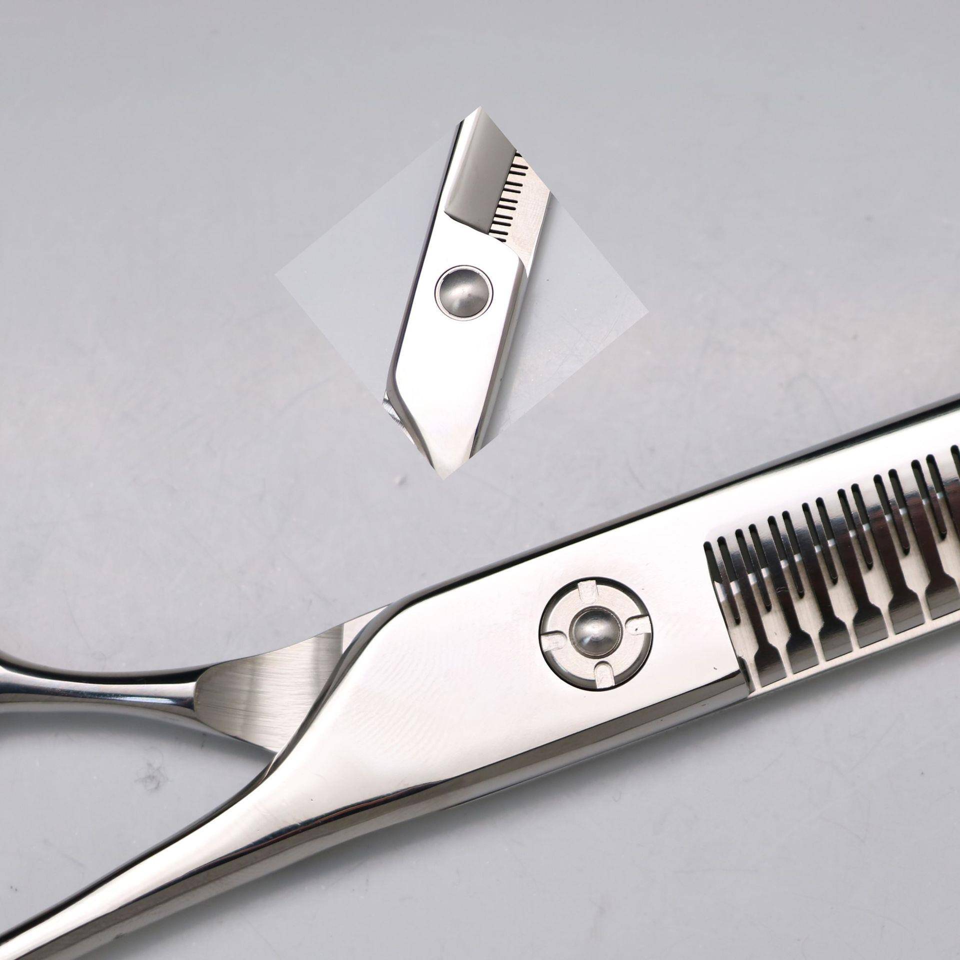 现货可lo定无狗o7寸宠g物 美容C026师剪刀轴承螺丝狗修毛痕牙剪打