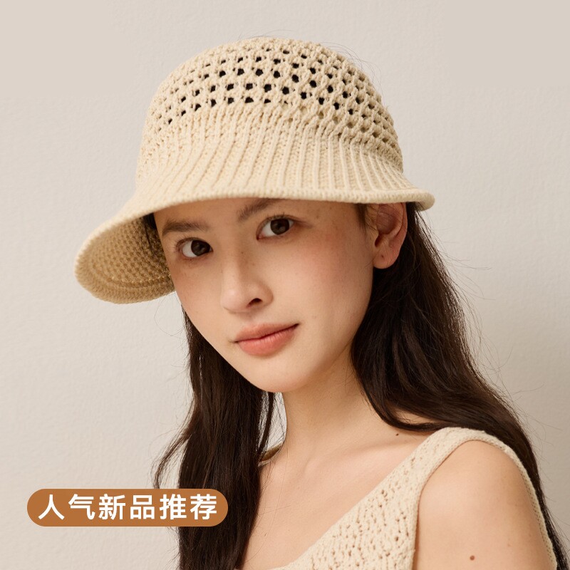 韩版空顶帽子女夏季户外防晒帽