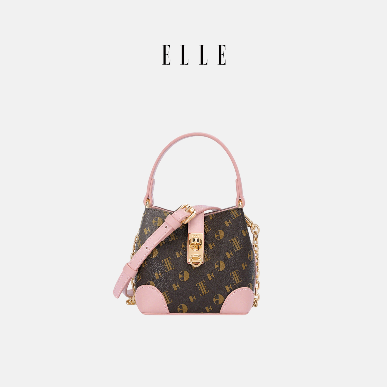 ELLE老花包时尚小众通勤图片