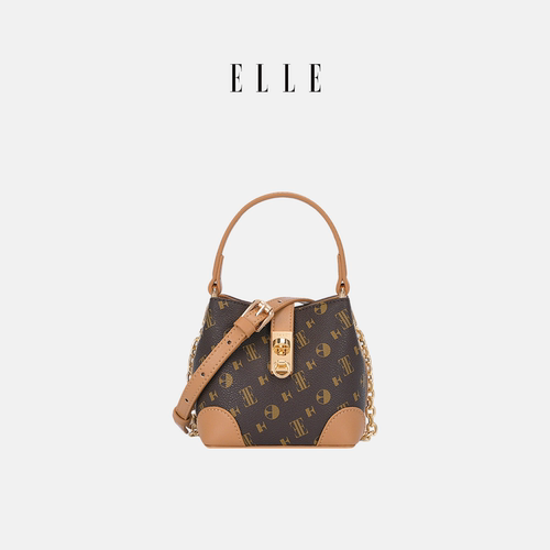 ELLE水桶包轻奢小众手提包斜挎包