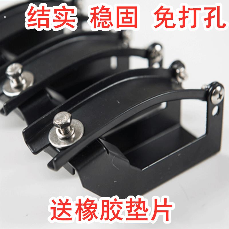 行李架固定夹车顶横杆配件支架夹子通用汽车货架车顶suvc型卡扣