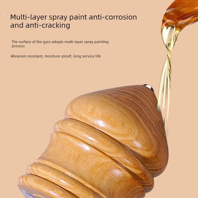 实木陀螺儿童玩具成年人冰嘎鞭绳子健身老式猴抽打木质冰嘎陀螺