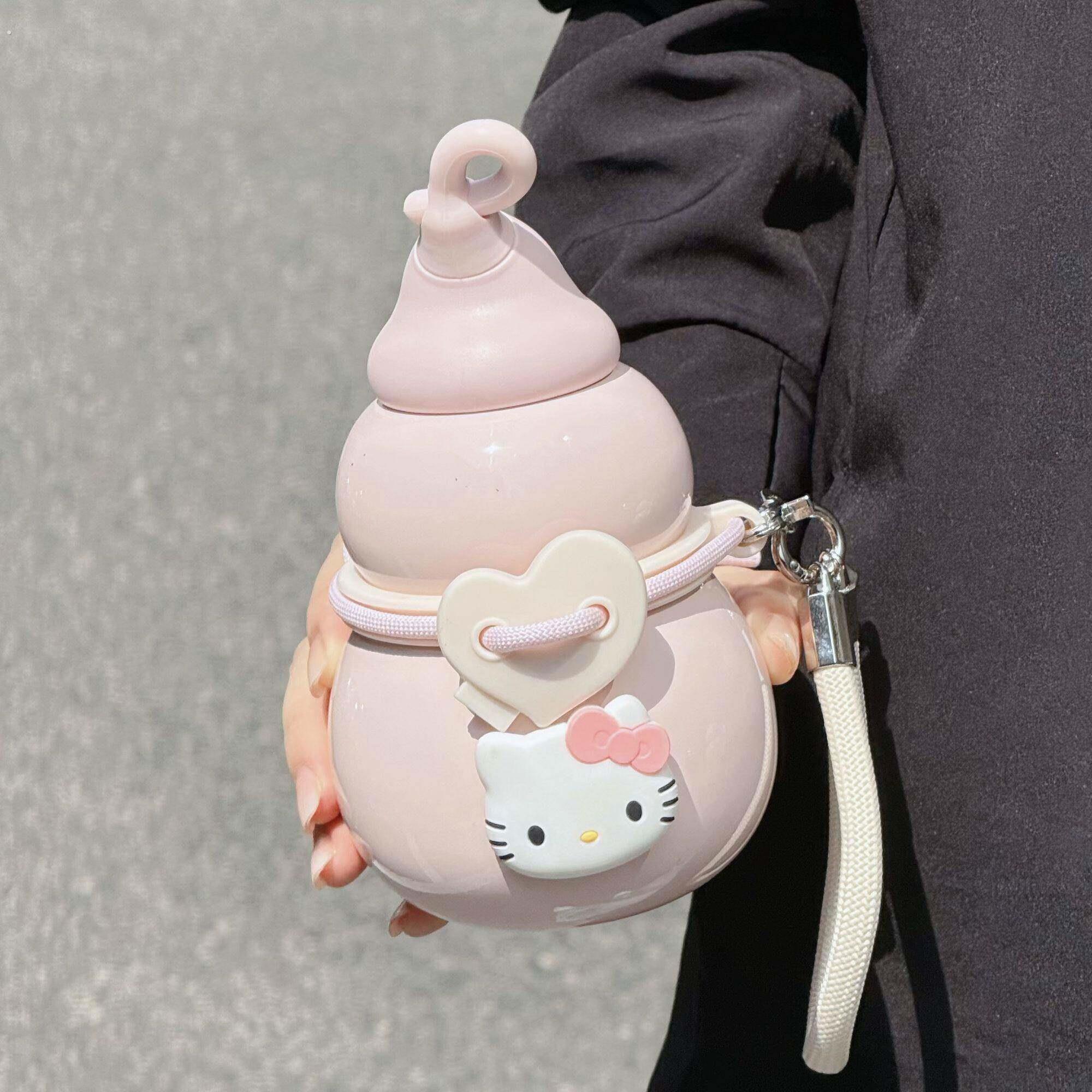 葫芦形保温杯葫芦水壶可爱保温杯女生高颜值吸管水杯女新款2025外
